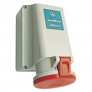 Cee Vägguttag 63A 5P M/Ds Ip44