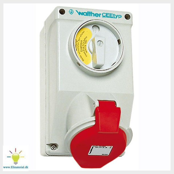 Cee Stikkontakt 16A 5P Ip44
