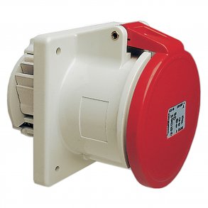 Cee Vägguttag Rakt 63A 5P Ip44