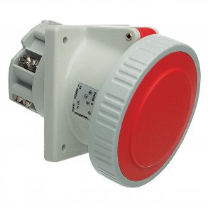 Cee Vägguttag sned 125A 5P Ip67