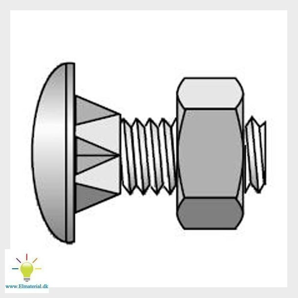 Skruest W38 P 5X10 Hvid