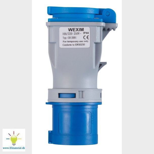 Adapter Cee 16A 3P/230V Storbritannien