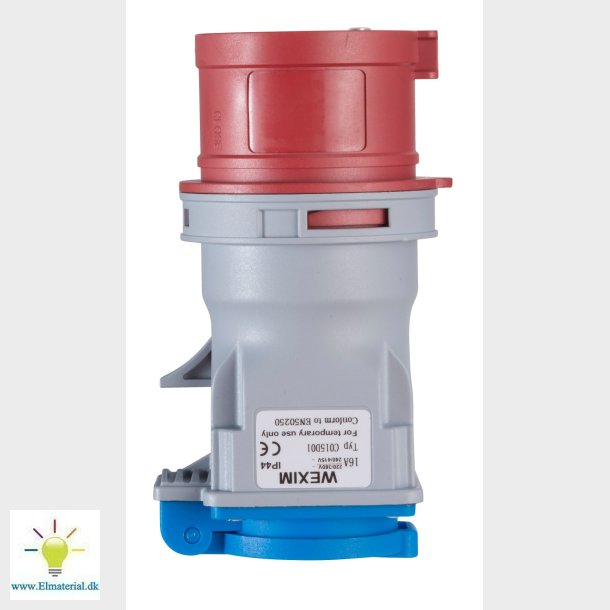 Adapter Cee 16A 5P/230V Dk