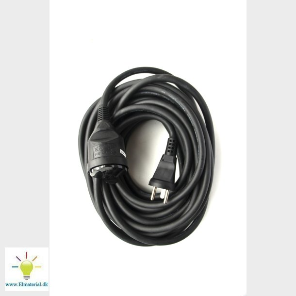Kabelst 3G1,5 10M M/Dk Stik