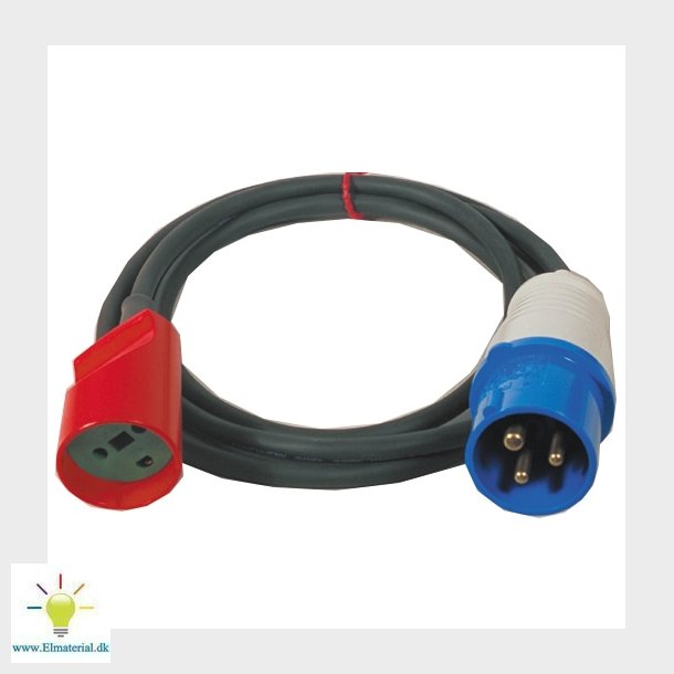 Adapterkab Dk Mell./Cee 3P 16A