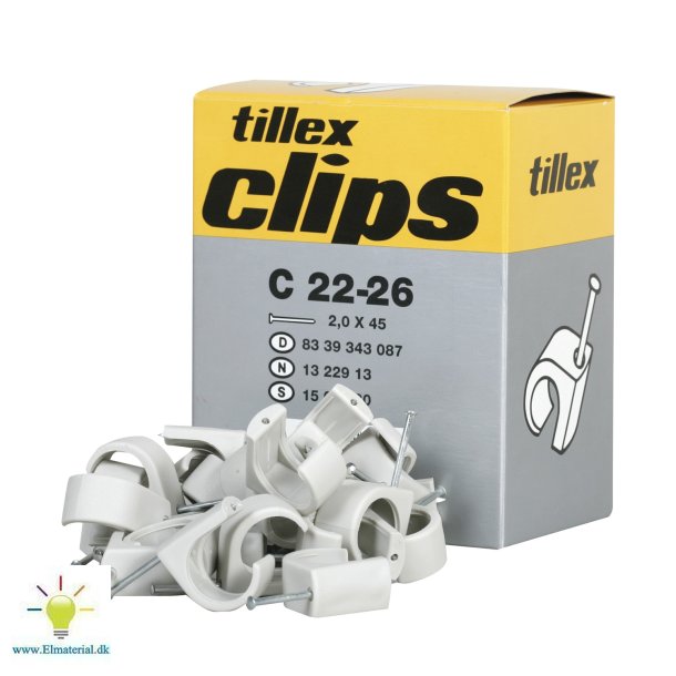 Clips 22-26/45Mm-50 Sort