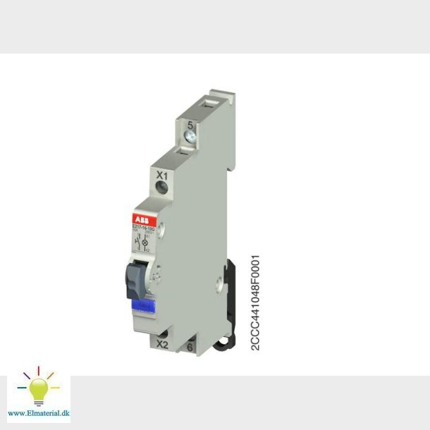 Trykknap 1Sl 16A Bl E217