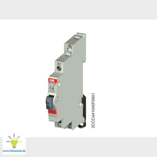 Trykknap 1Sl 16A Rd E217