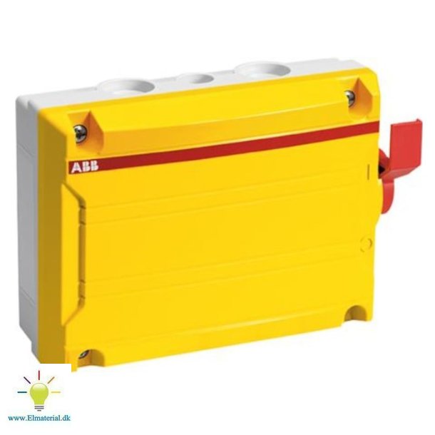 Sikkerhedsafbr. 16A 6P+Hj R/G