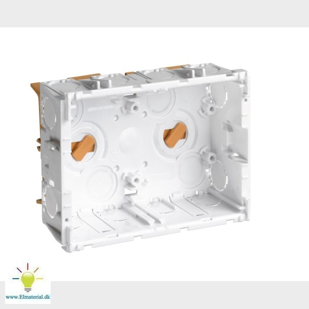 Clipsdse Dobbelt Sc2-Fb Brun