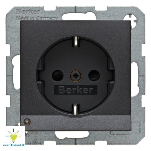 Stikkontakt M/Led Lys S/B Antr