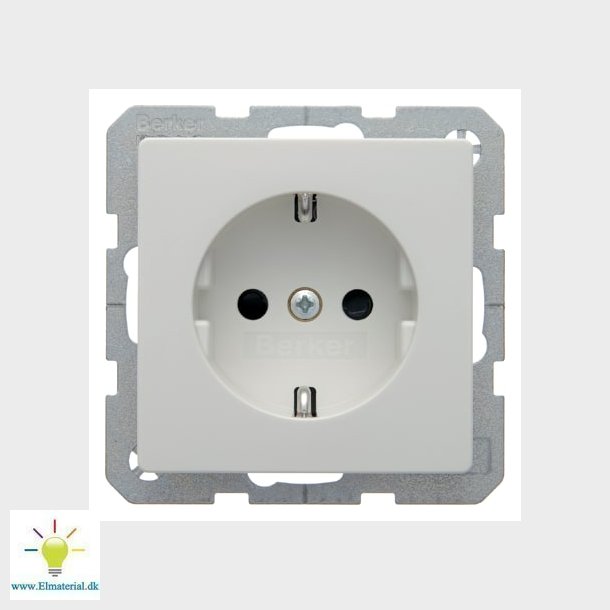 Stikkontakt M/J Q.1 Hvid