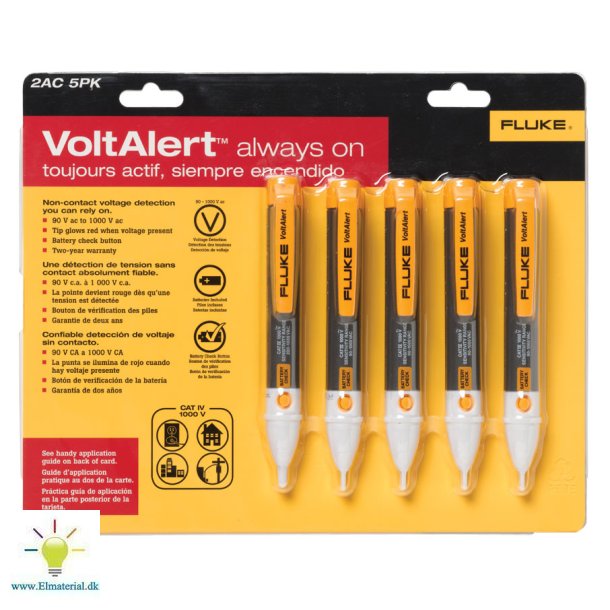 Fluke Spndingstester 2Ac(5Pk)