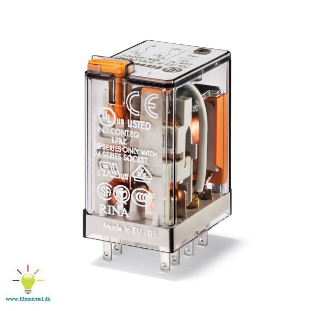 Rel S55 10A 2P 12Vac