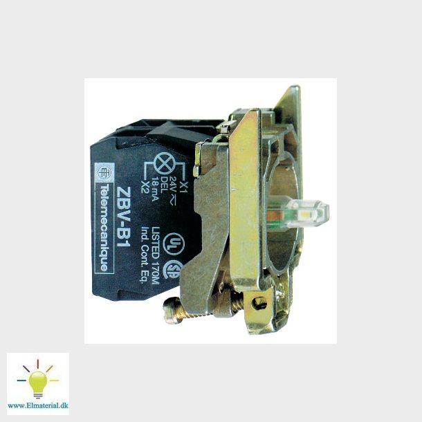 Lamptryck R&ouml;d 1Br 24V Zb4