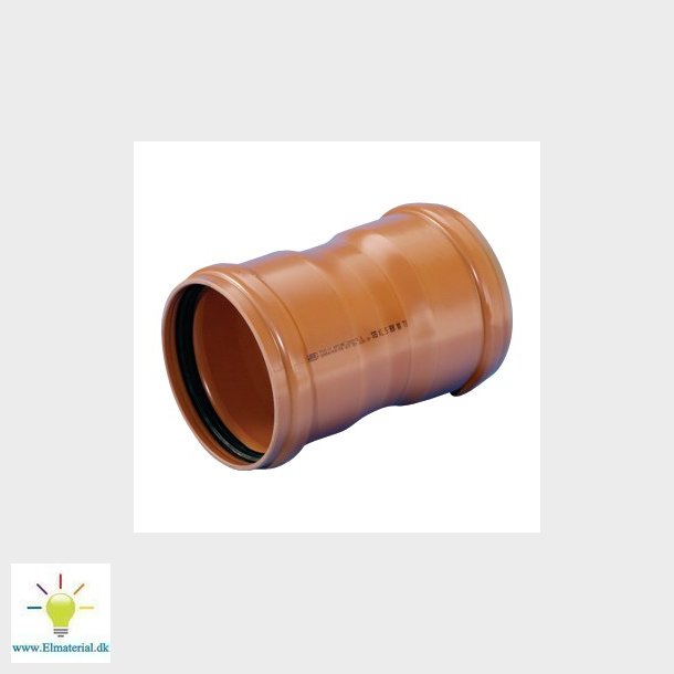 500Mm Pvc Dobbeltmuffe Nw
