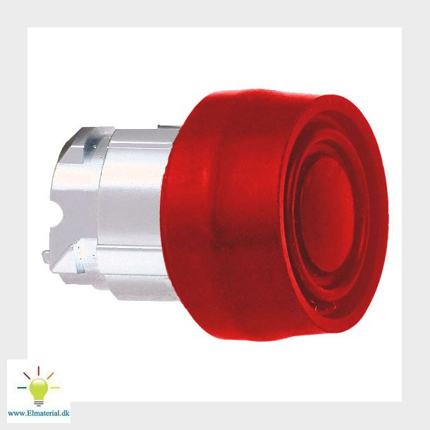 Trykknap M/Sil. Kappe Rd Zb4