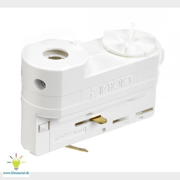 Global 3F Pendeladapter Hvid
