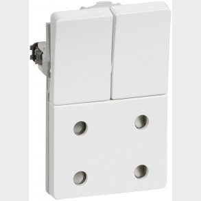 Fuga Plug U / J Dubbel 1,5M Hvid