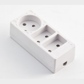 3-Socket U / J 2F + 1R Vit