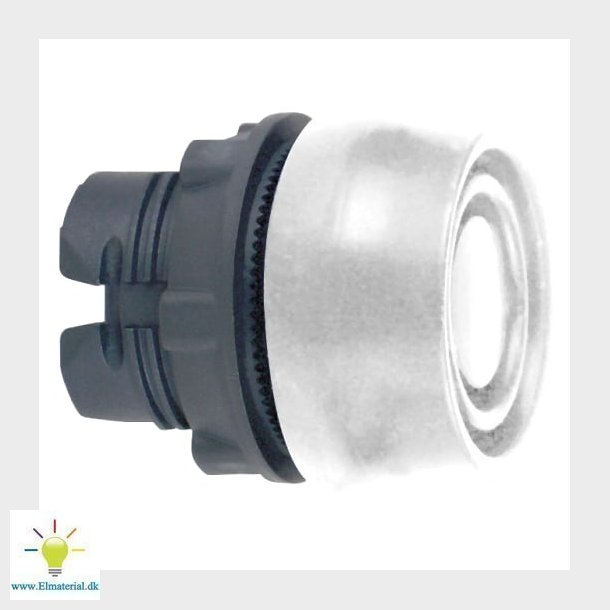 Trykknap M/Sil. Kappe Hvid Zb5