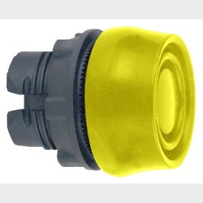 Tryckknapp M / Sil. Kappe Gul Zb5