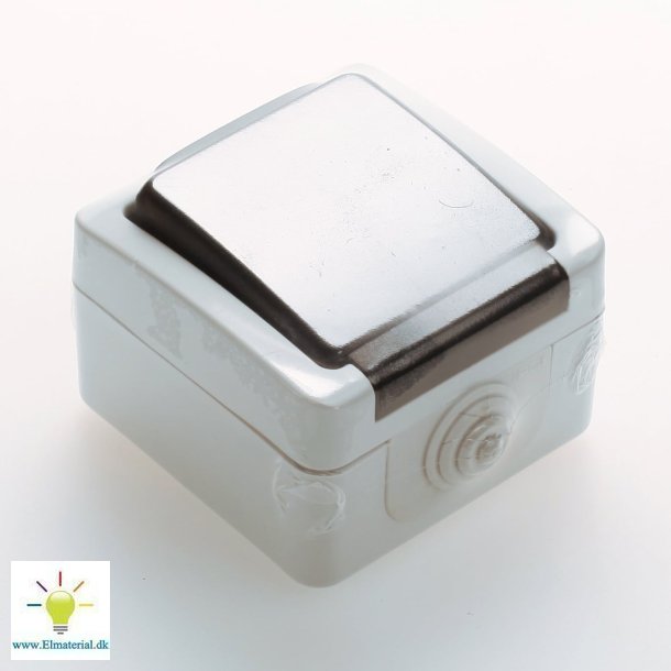 Stikkontakt M/J Enkel Ip54