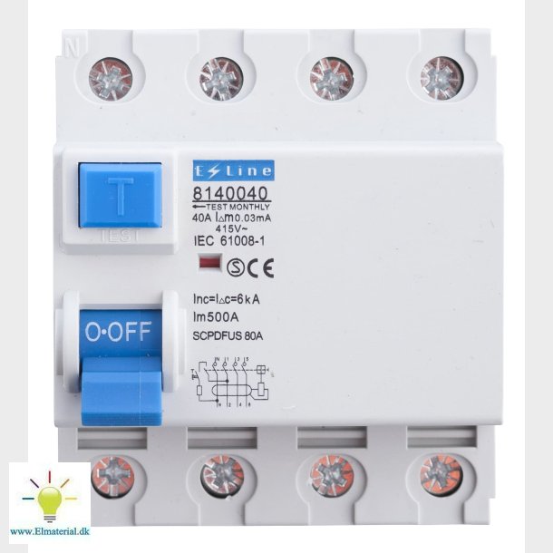 Hpfi Afbryder 4P 40A
