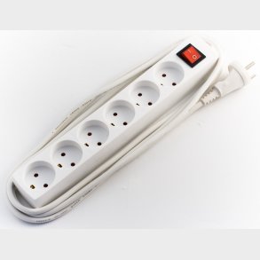 6-Stikd�se M/J M/Afbr. 3M Hvid