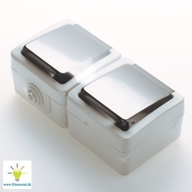 Stikkontakt M/J Dob Vandr Ip54