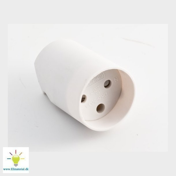 Forlngerled U/J Hvid