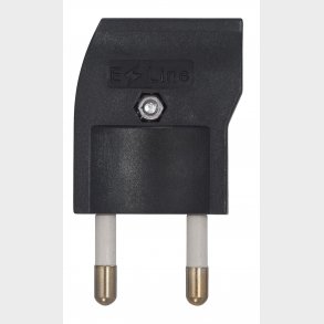 Sockel U / J Flat Angle Svart