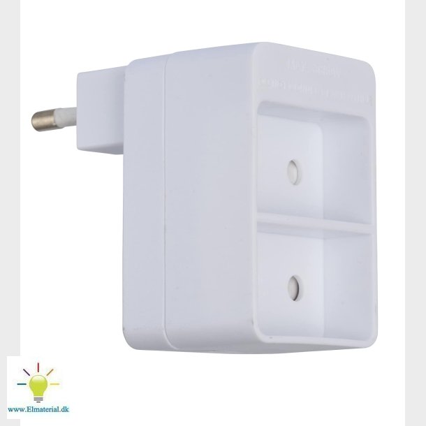 Dobbeltstik Vinkel 2 Flade Hv