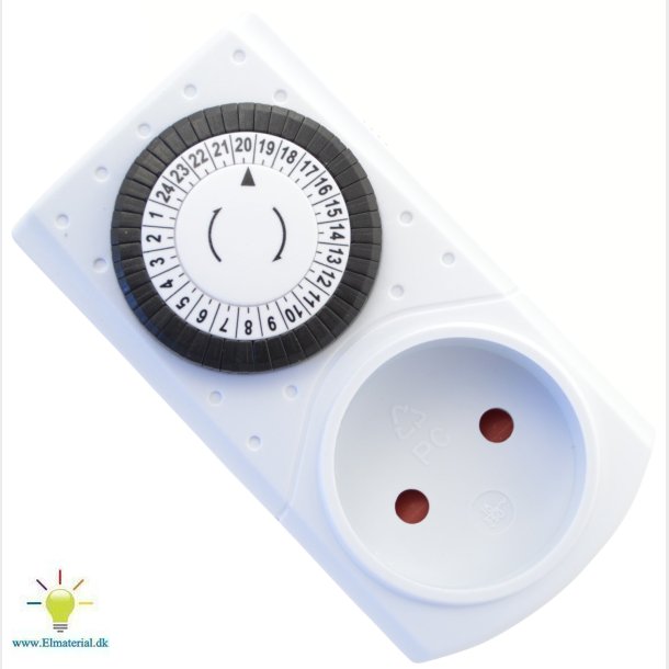 Stikkontaktur Dgn U/J Mek.