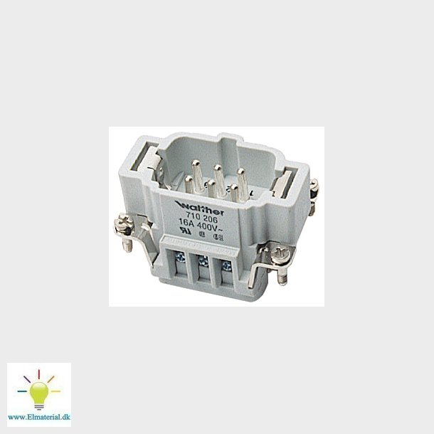 Procon Indsats B Han 6P 16A