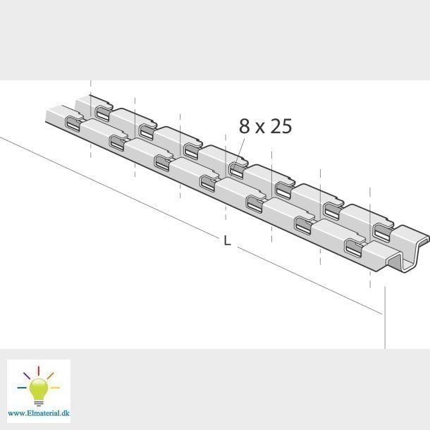Profilskinne Procsn 400-X