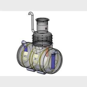 Oljeavskiljare 50L / S 315Mm Kl2