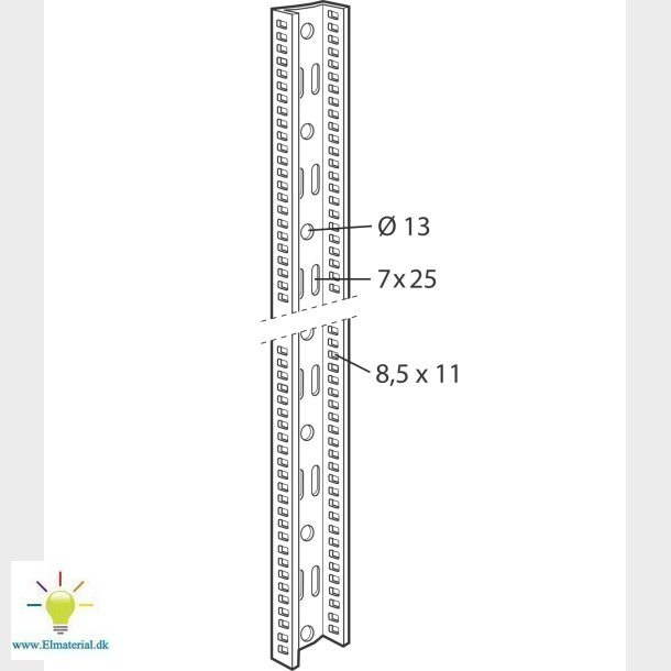 Profilskinne St 2000-X