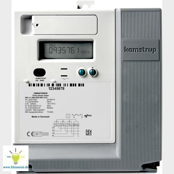 Elektrisk m&auml;tare Omnipower 3F M-Bus
