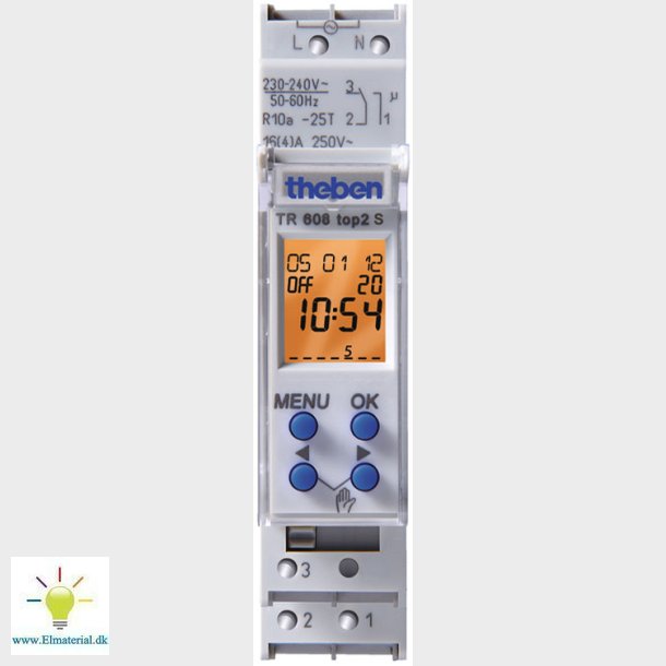 Kontaktklocka Digital Tr608S Top2