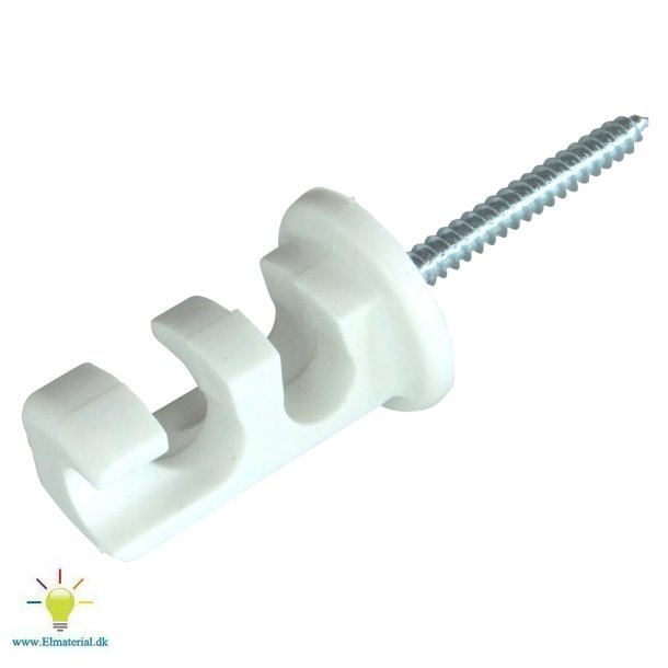 Lampeophng M/Skrue Hvid