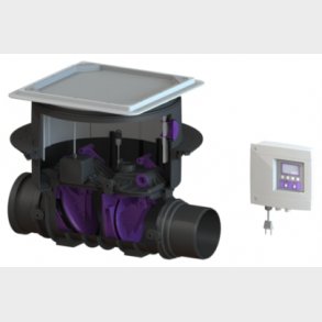 Kessel 160Mm H.Luk. Golv / Svart