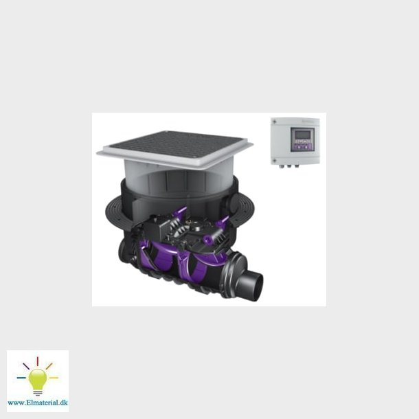 Kessel 160Mm H.Luk.S Gulv/Sort