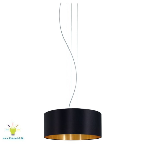 Eglo Maserlo Pendel Sort/Guld