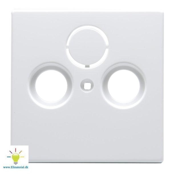 Afdkn. F/Antenneudtag Hvid