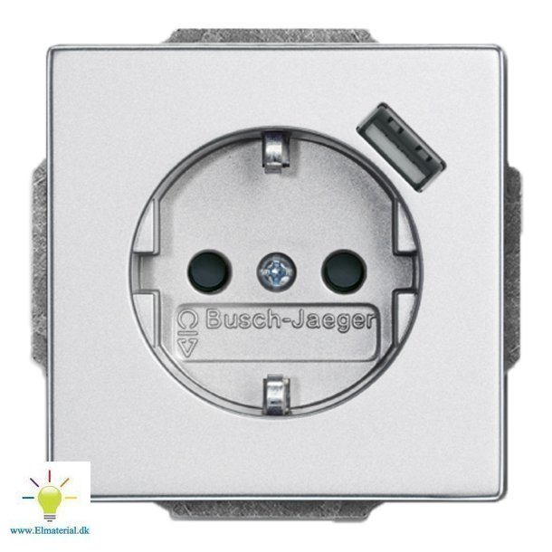 Usb-Stikk. Semi 16A/700Ma Alu