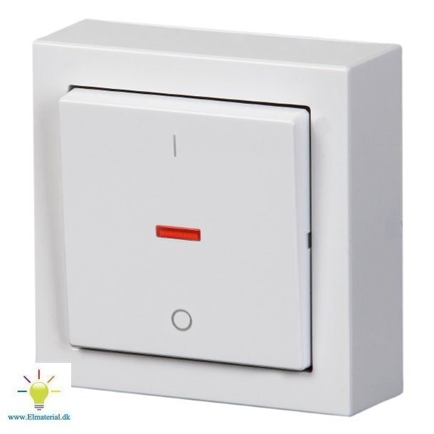 Afbr. 2P Udv. 16A Alu