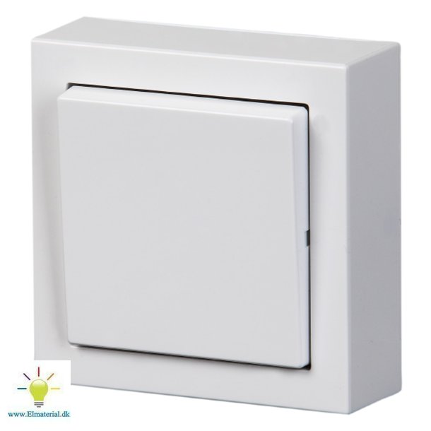 Trykkontakt 1P Udv. 10A Hv