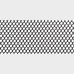 Armeringsnet 2X25M Sort 6X8Mm