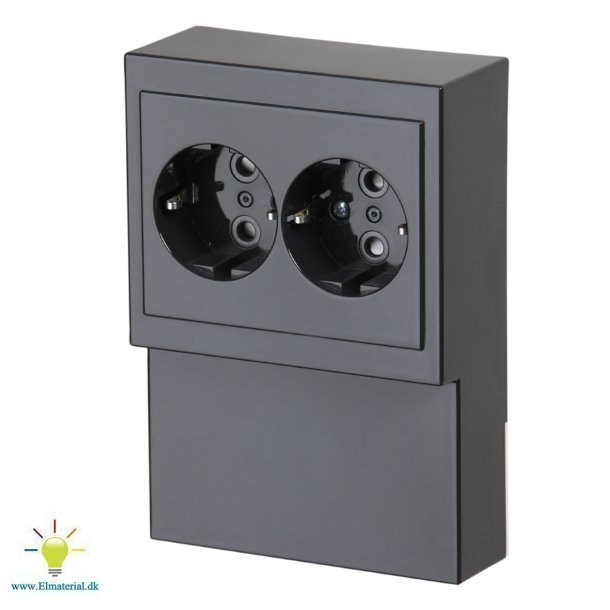 Panelstikkontakt Dobb 16A Ant